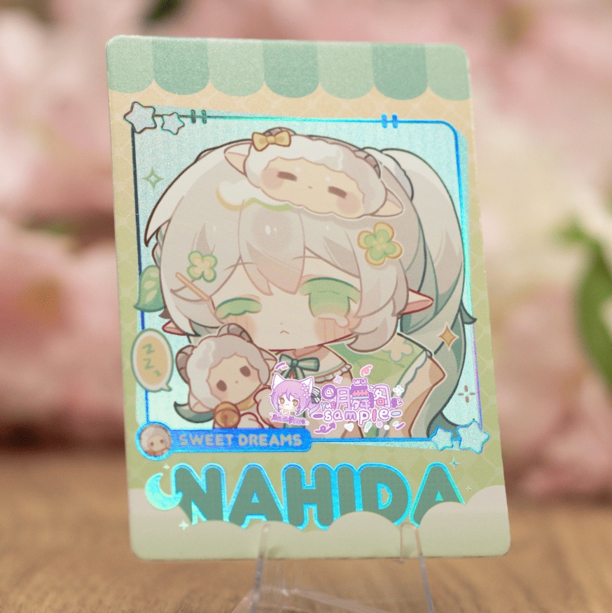 【委託販売】原神 アクリルブロック ポラロイドカード 【GOODNIGHT】