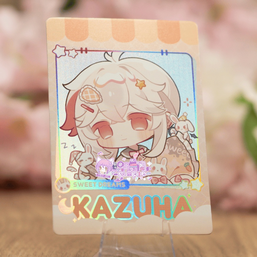 【委託販売】原神 アクリルブロック ポラロイドカード 【GOODNIGHT】