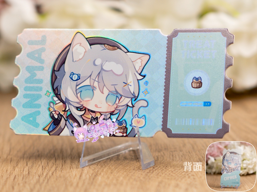 【委託販売】崩壊スターレイル アクリルブロック チケット風カード 缶バッジ 【スナックパーティー②】