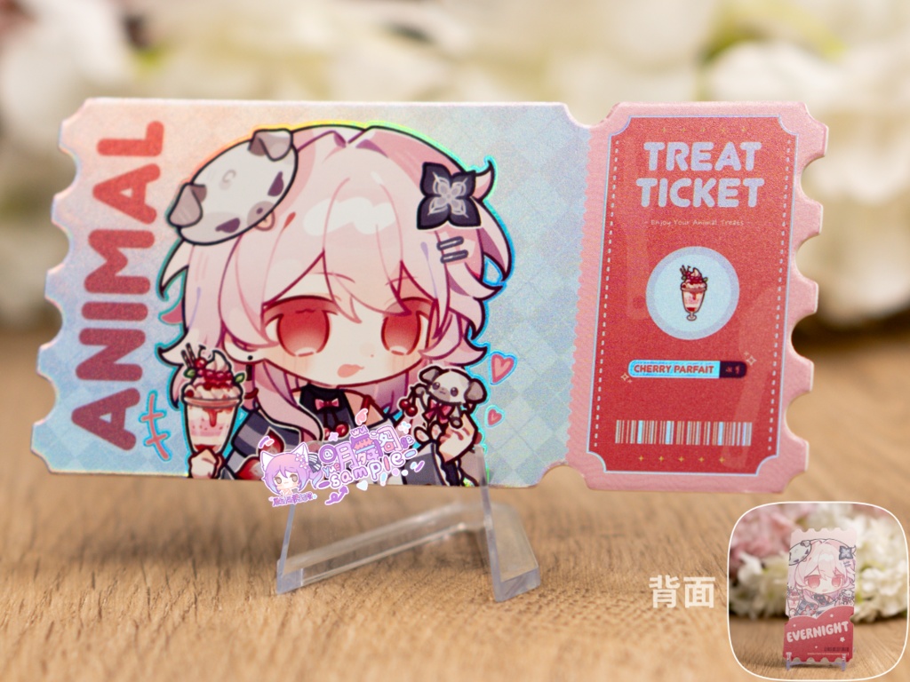 【委託販売】崩壊スターレイル アクリルブロック チケット風カード 缶バッジ 【スナックパーティー②】