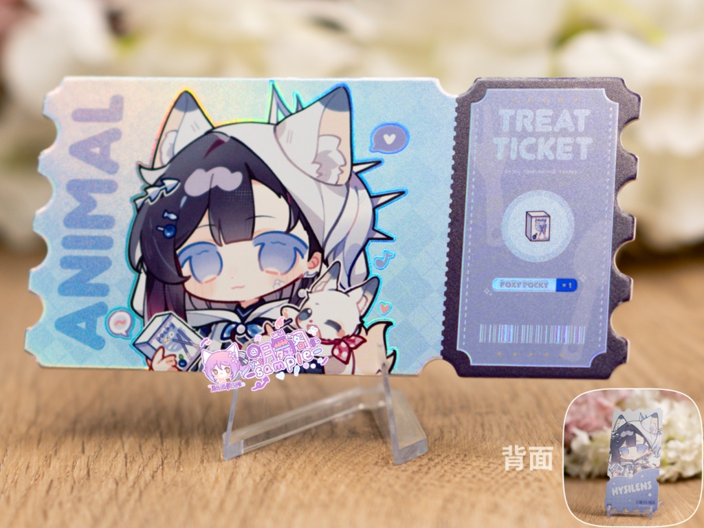 【委託販売】崩壊スターレイル アクリルブロック チケット風カード 缶バッジ 【スナックパーティー②】