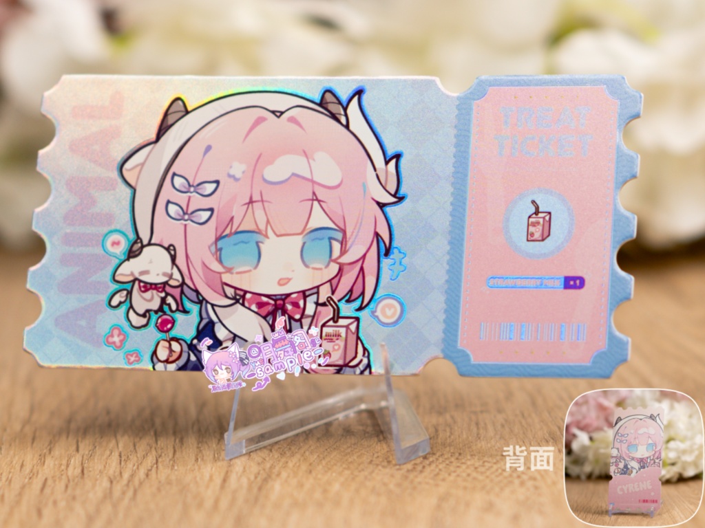 【委託販売】崩壊スターレイル アクリルブロック チケット風カード 缶バッジ 【スナックパーティー②】
