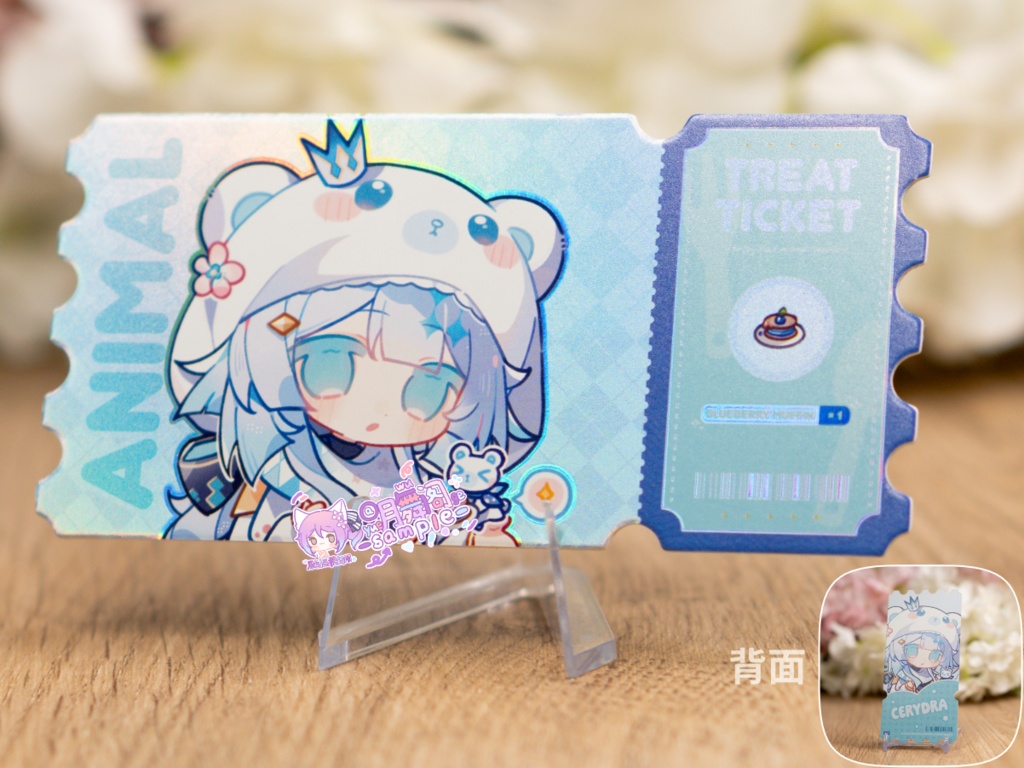【委託販売】崩壊スターレイル アクリルブロック チケット風カード 缶バッジ 【スナックパーティー②】