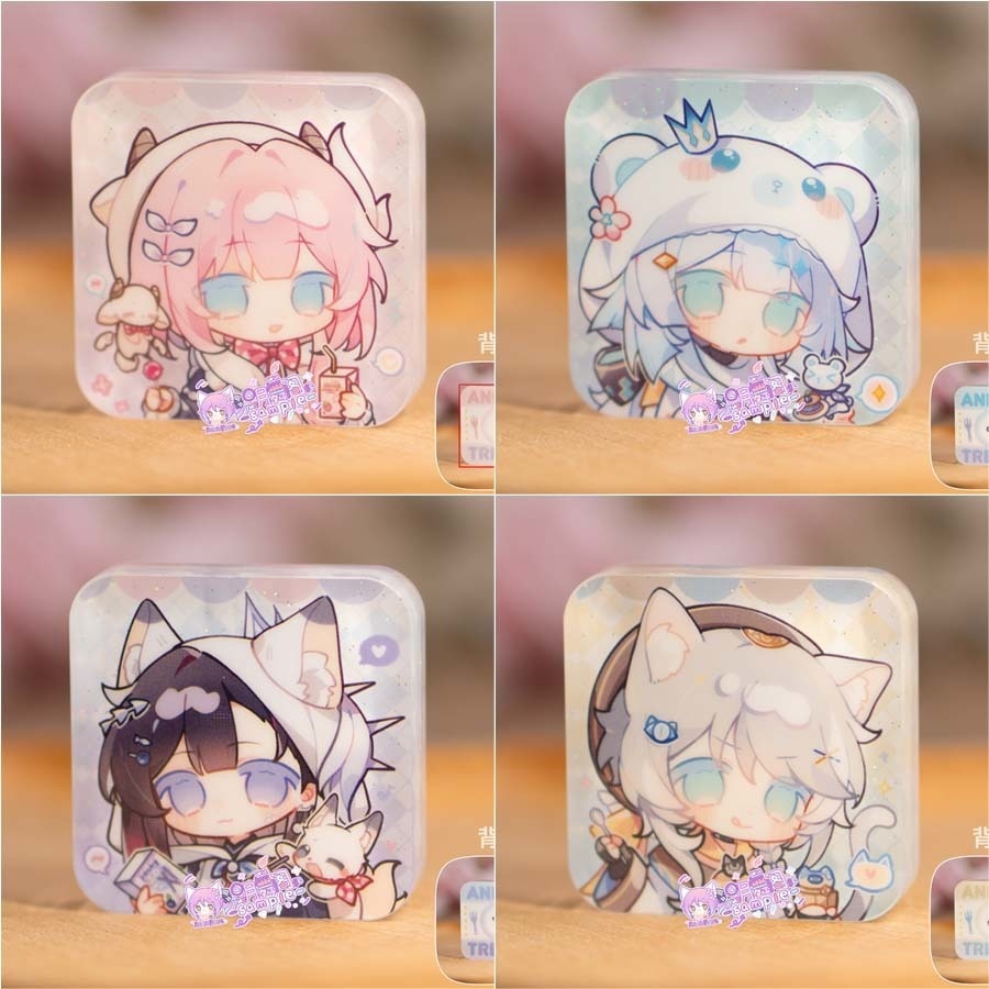 【委託販売】崩壊スターレイル　アクリルブロック　チケット風カード　缶バッジ　【スナックパーティー②】