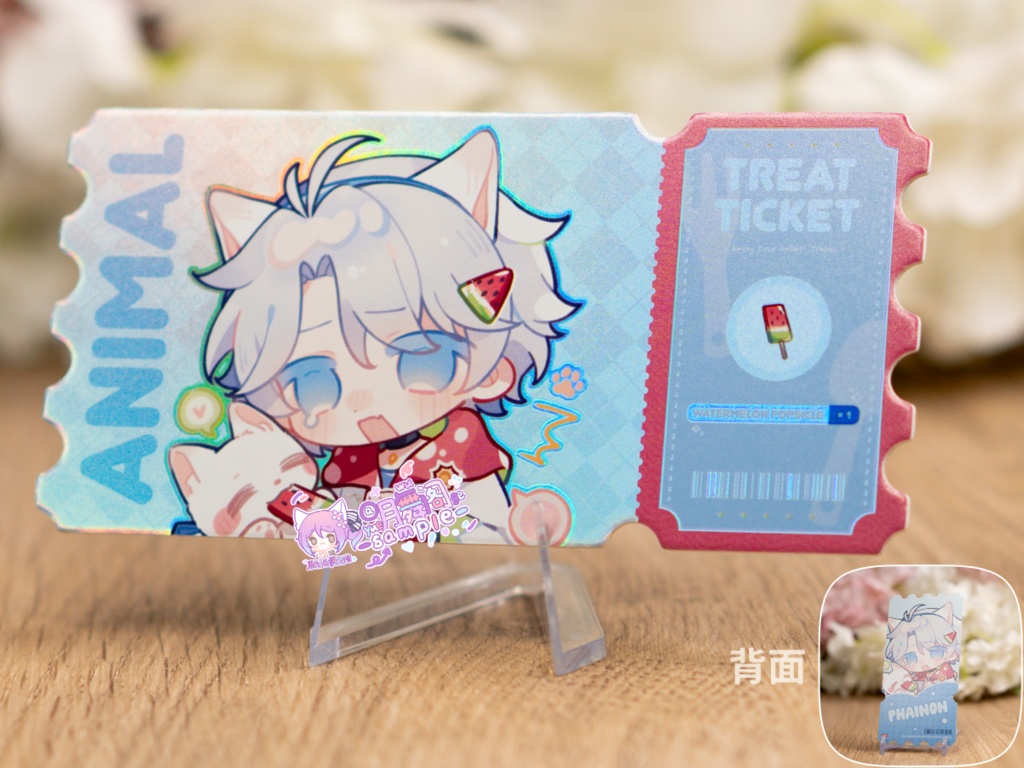 【委託販売】崩壊スターレイル アクリルブロック チケット風カード 缶バッジ 【スナックパーティー】