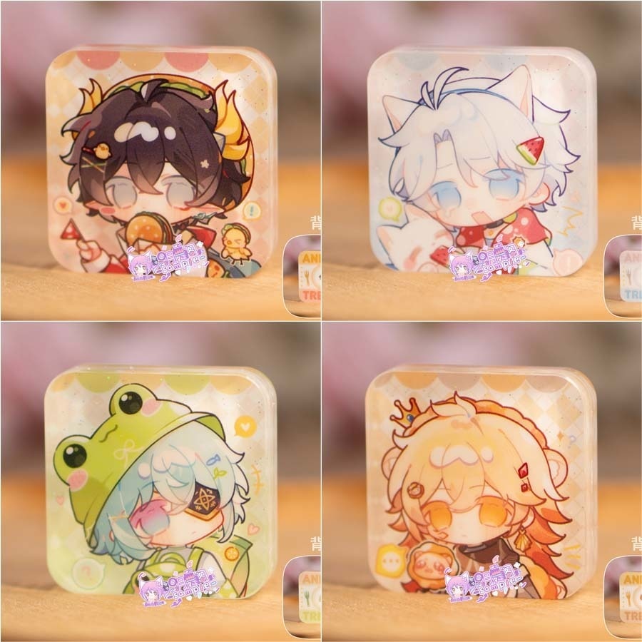 【委託販売】崩壊スターレイル　アクリルブロック　チケット風カード　缶バッジ　【スナックパーティー】