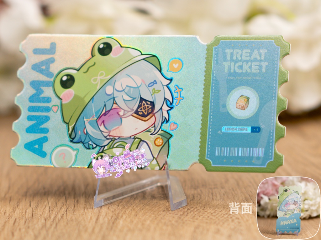 【委託販売】崩壊スターレイル アクリルブロック チケット風カード 缶バッジ 【スナックパーティー】