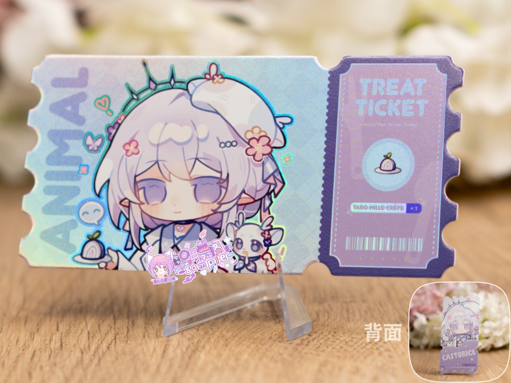 【委託販売】崩壊スターレイル アクリルブロック チケット風カード 缶バッジ 【スナックパーティー】