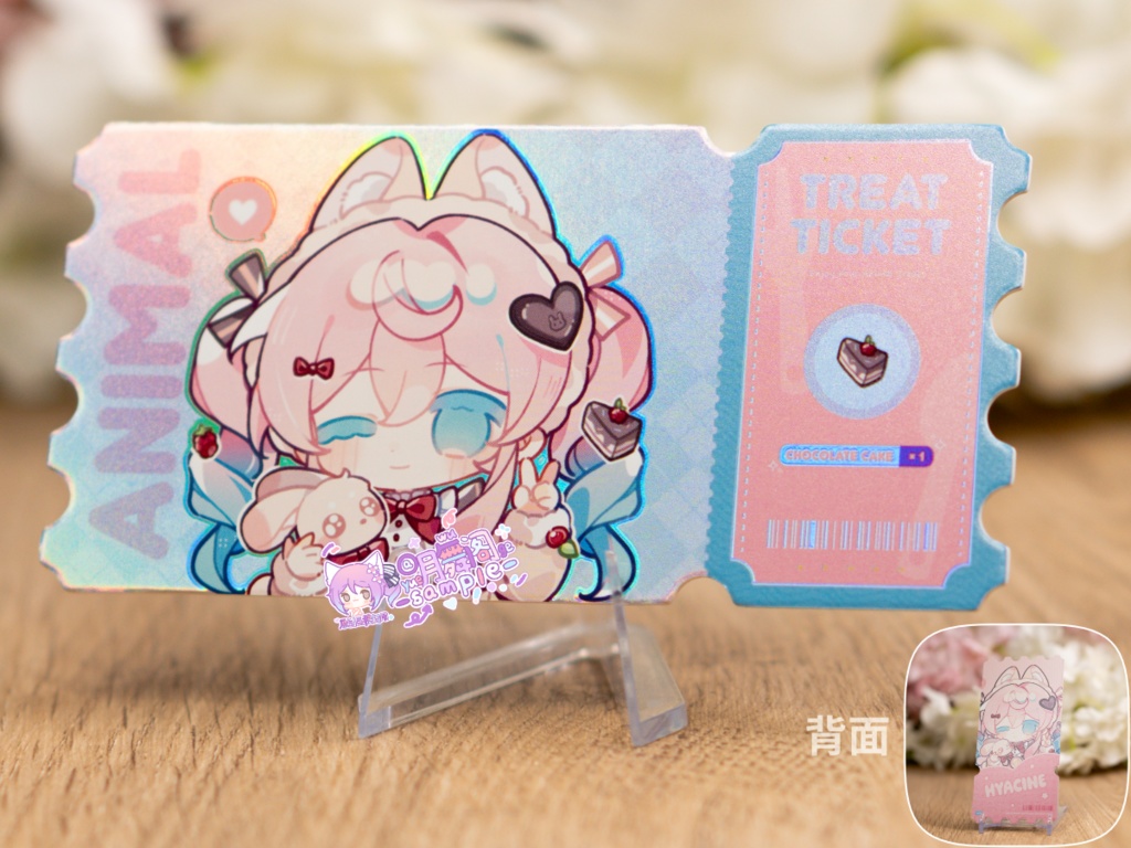 【委託販売】崩壊スターレイル アクリルブロック チケット風カード 缶バッジ 【スナックパーティー】