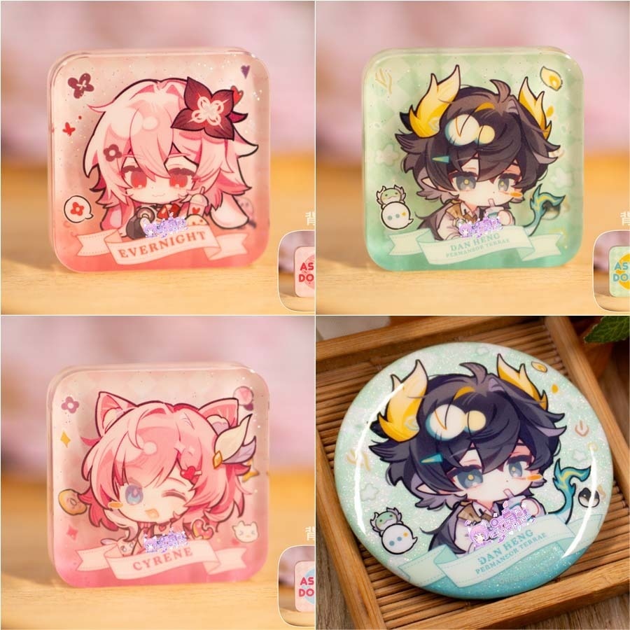 【委託販売】崩壊スターレイル 丹恒・騰荒 長夜月 キュレネ アクリルブロック 【ASTRAL DONUTS】