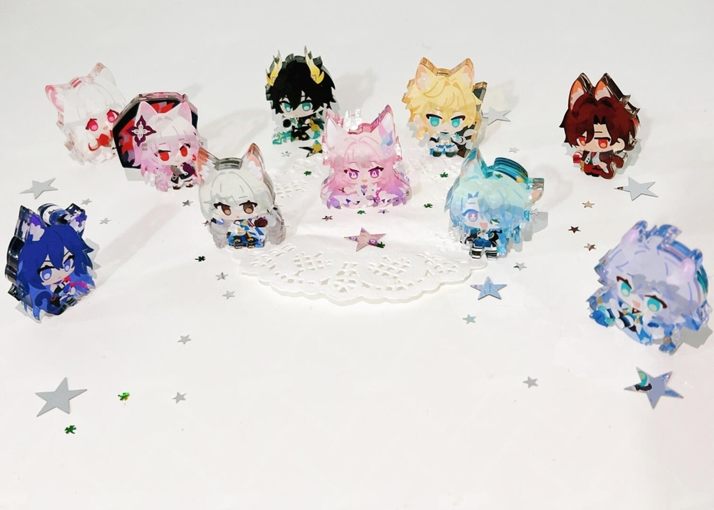 自立ミニアクスタ 丹恒・騰荒 長夜月 キュレネ 【アニマル】