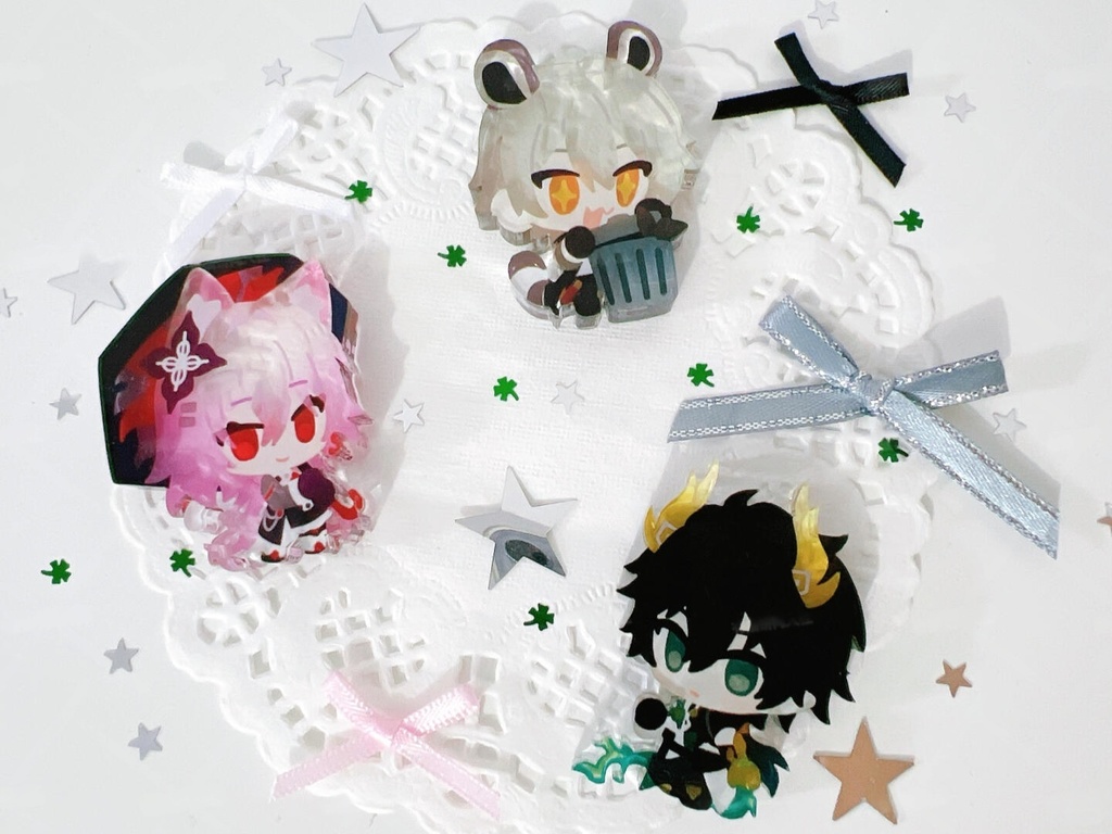 自立ミニアクスタ　丹恒・騰荒　長夜月　キュレネ　【アニマル】