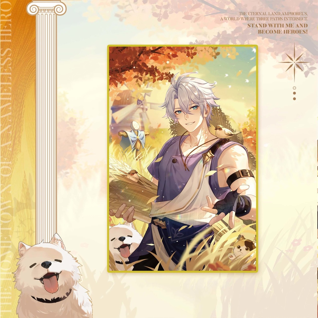 ファイノン アクリル色紙 缶バッジ