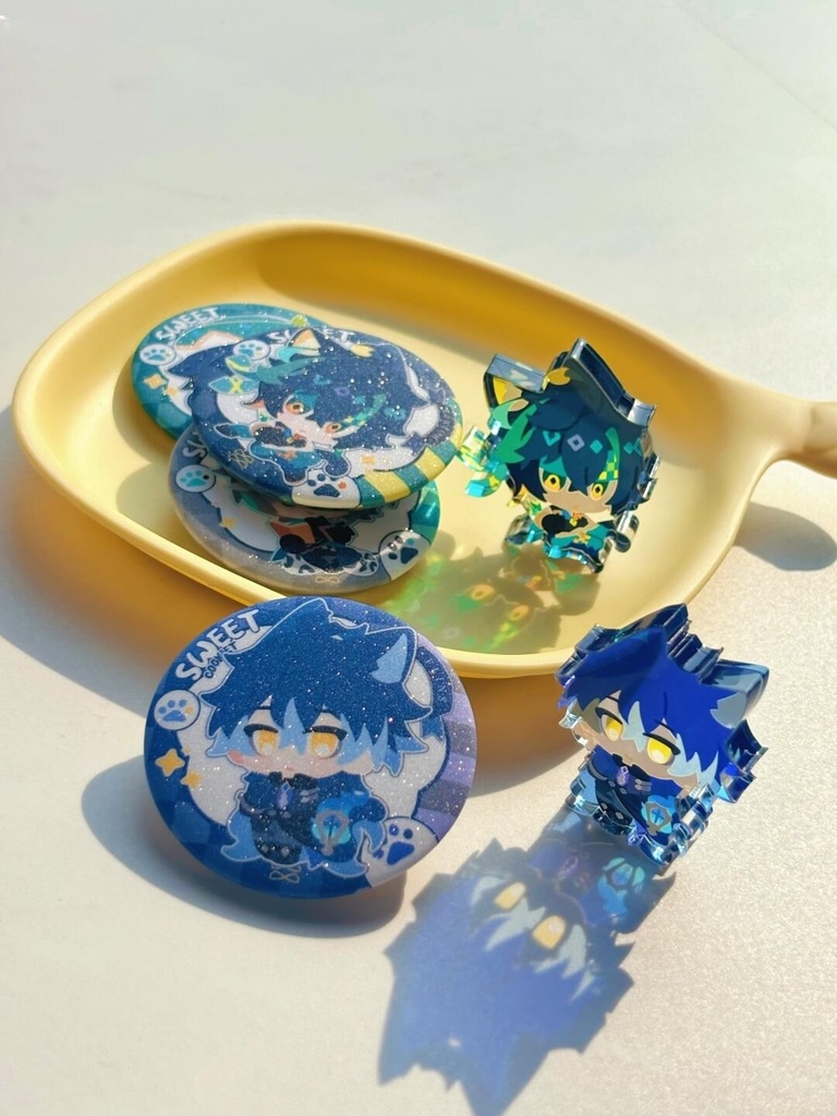 原神1.0 缶バッジ フリンズ キィニチ アルハイゼン カーヴェ