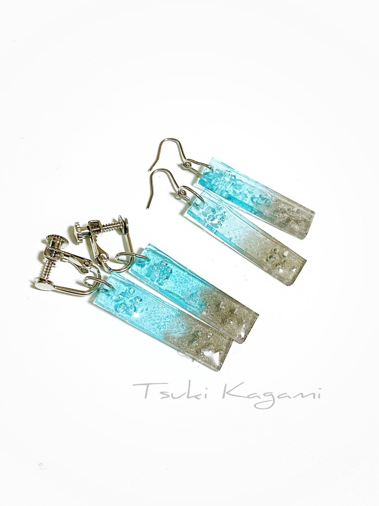 短冊イヤリング(ピアス)