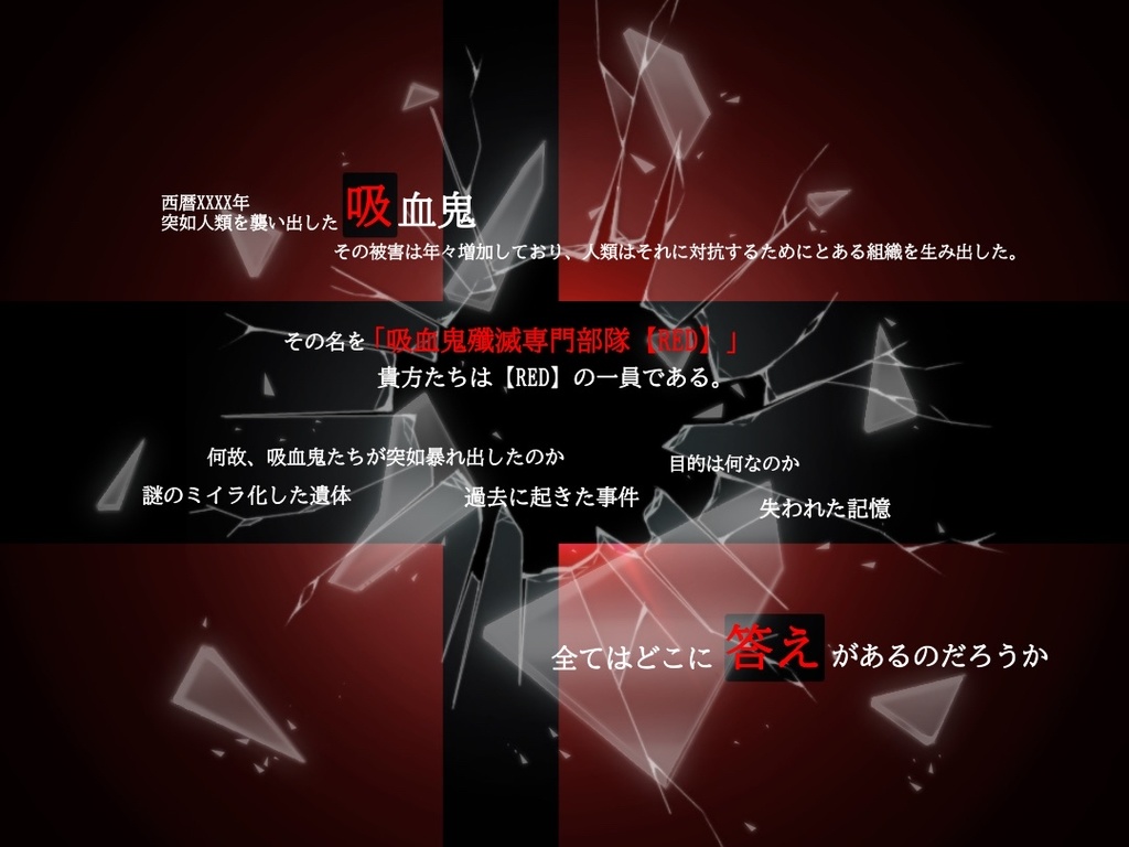 CoCシナリオ「RED×CRIMSON」