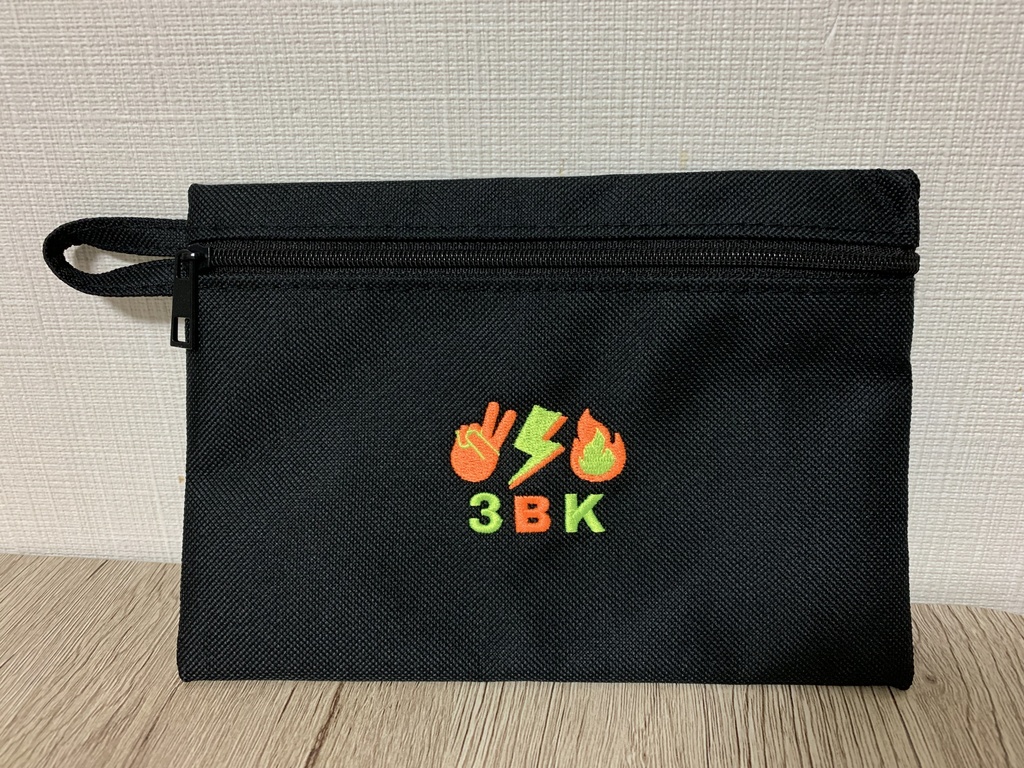 3BK刺繍ポーチ