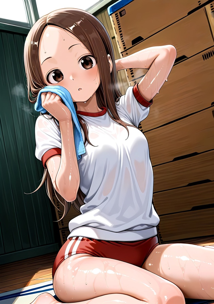 高木さん 体育館倉庫で種付け集