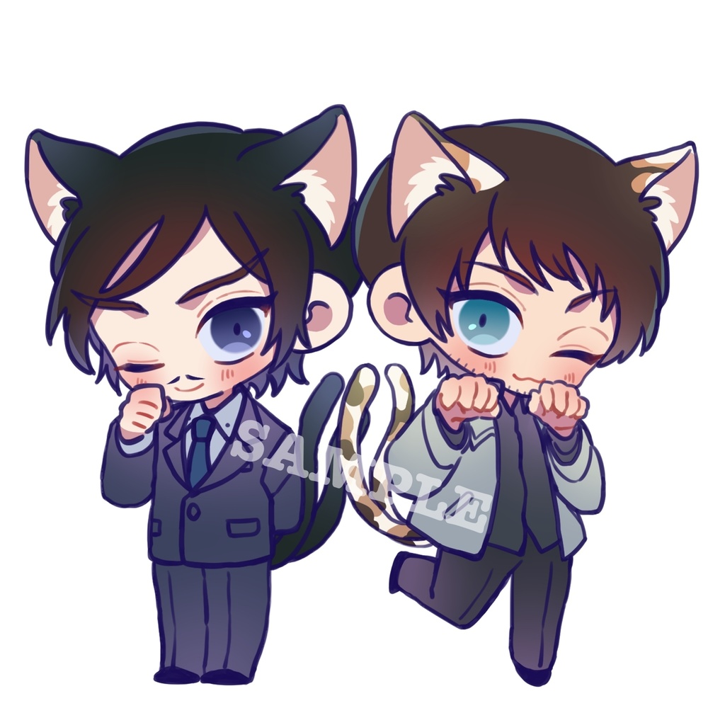 猫又諸伏兄弟アクキー