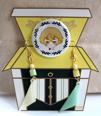 刀剣乱舞イメージピアス&缶バッジ