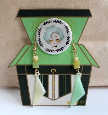 刀剣乱舞イメージピアス&缶バッジ