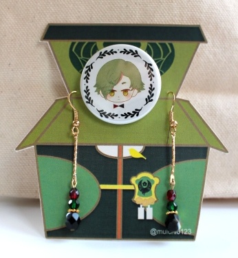 刀剣乱舞イメージピアス&缶バッジ