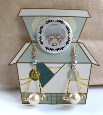 刀剣乱舞イメージピアス&缶バッジ