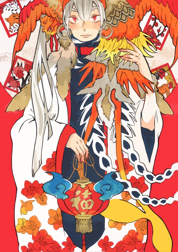 ポストカード-朱雀-