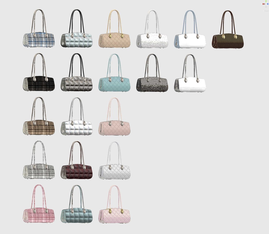 【先行販売】Tear Shell, Satchel|肩掛けと手持ち切り替え可能なバッグ、VRChat対応