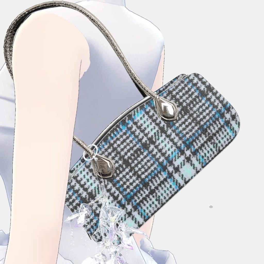 【Tear Shell - Satchel】肩掛けと手持ち切り替え可能なバッグ、VRChat対応