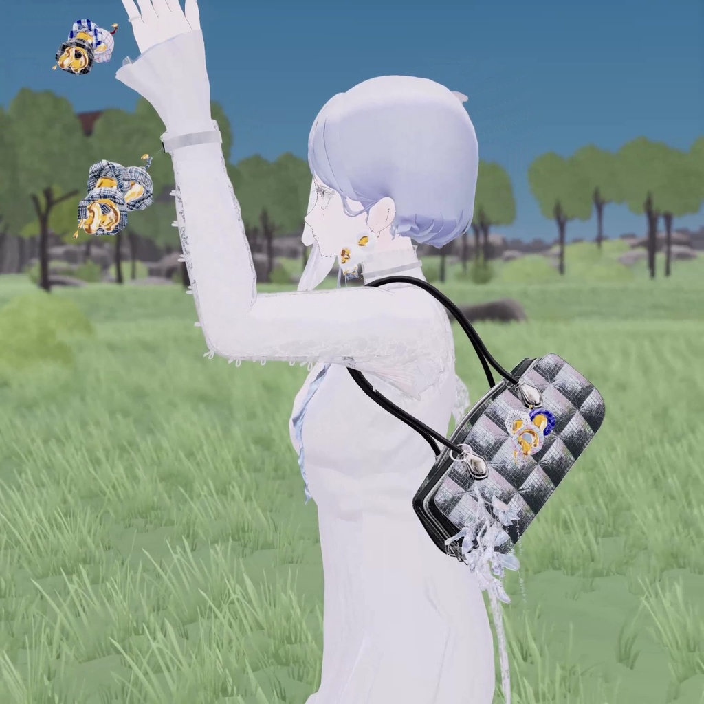 【先行販売】Tear Shell, Satchel|肩掛けと手持ち切り替え可能なバッグ、VRChat対応