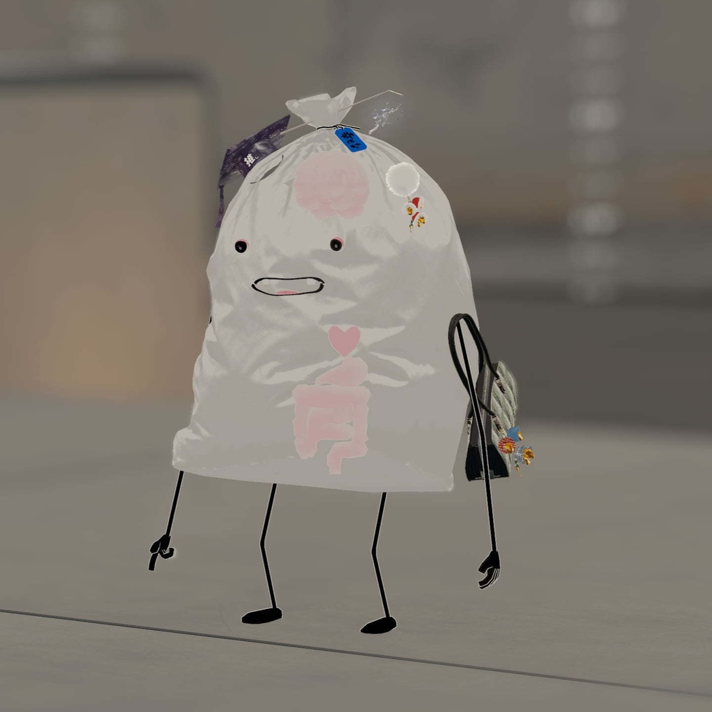 とろけるスズランのボンボン|イヤリング、ブローチ、ボンボン、チョーカー、ブレスレット、指輪、VRChat対応