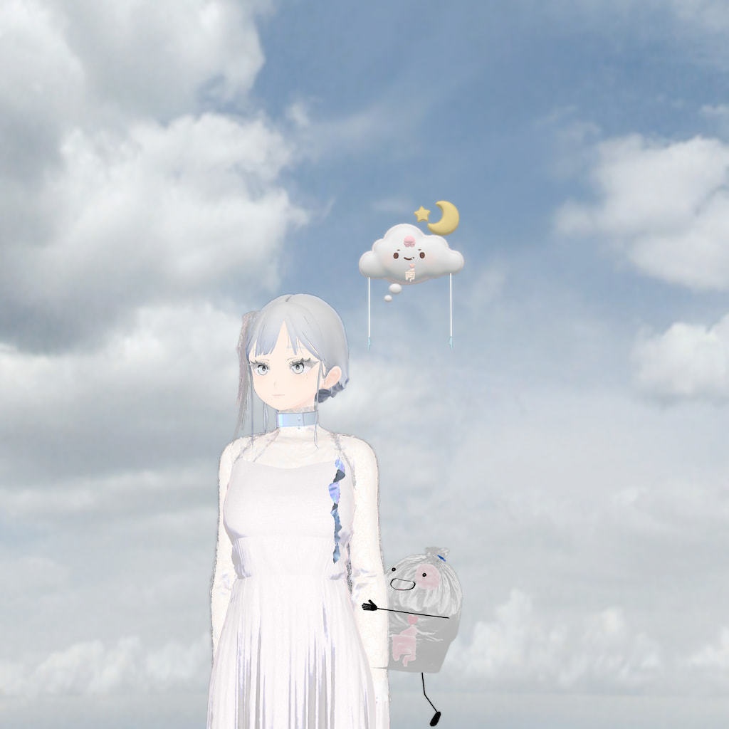 先行販売『もくもく / MokuMoku from JellySoul』, VRChatアバター、ペット、アクセサリー