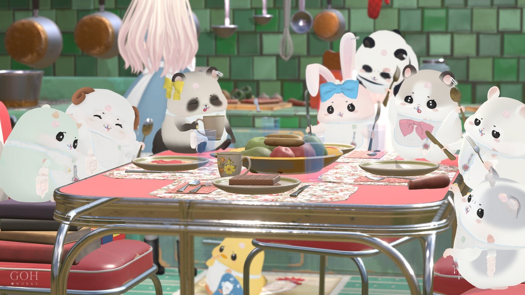 『もるしぃ / Molsy』3Dアバター、VRChat対応(利用規約に同意して購入 / Agree to Terms of Use)
