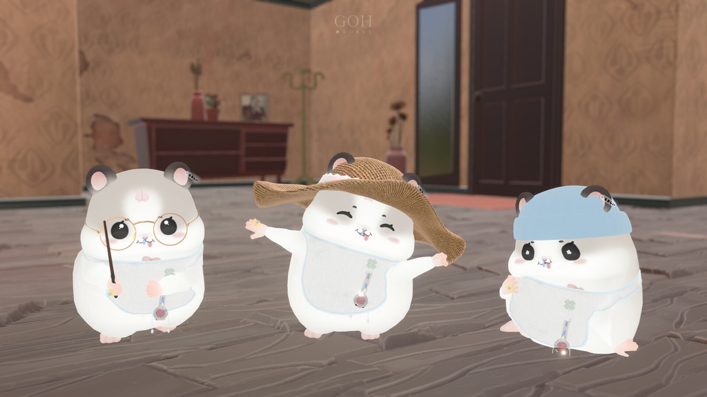 『もるしぃ / Molsy』3Dアバター、VRChat対応(利用規約に同意して購入 / Agree to Terms of Use)