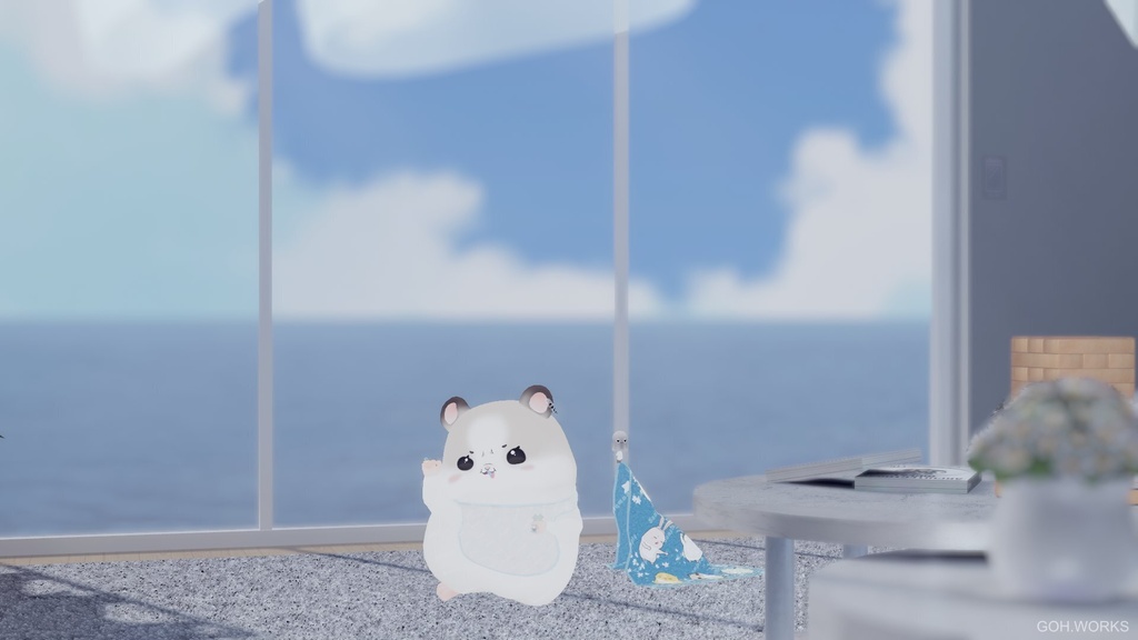『もるしぃ / Molsy』3Dアバター、VRChat対応(利用規約に同意して購入 / Agree to Terms of Use)