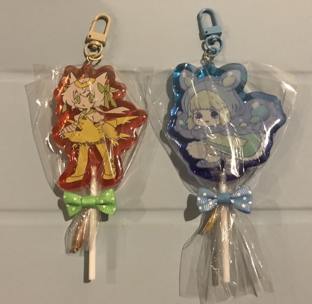ポケ擬　ロリポップキャンディーアクリルキーホルダー