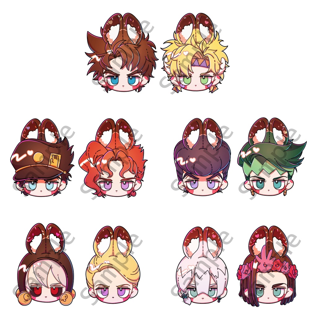 チョコうさぎアクリルチャームセット🍫🐰