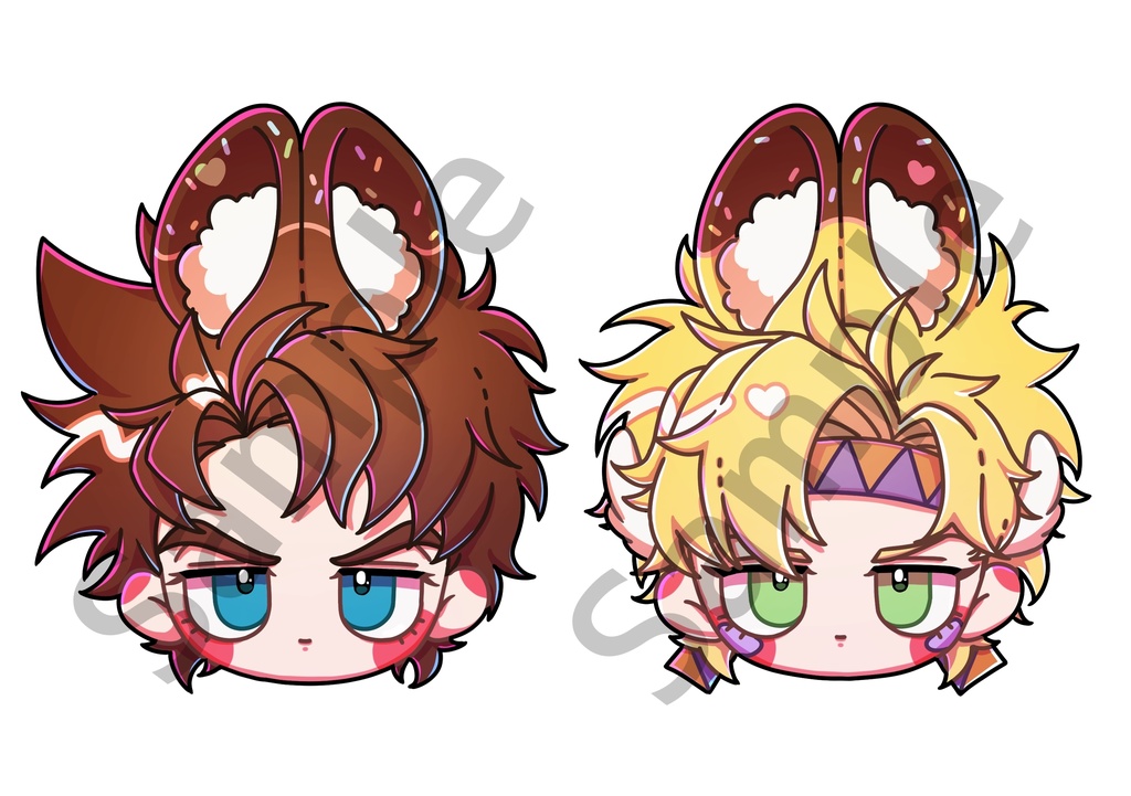 チョコうさぎアクリルチャームセット🍫🐰