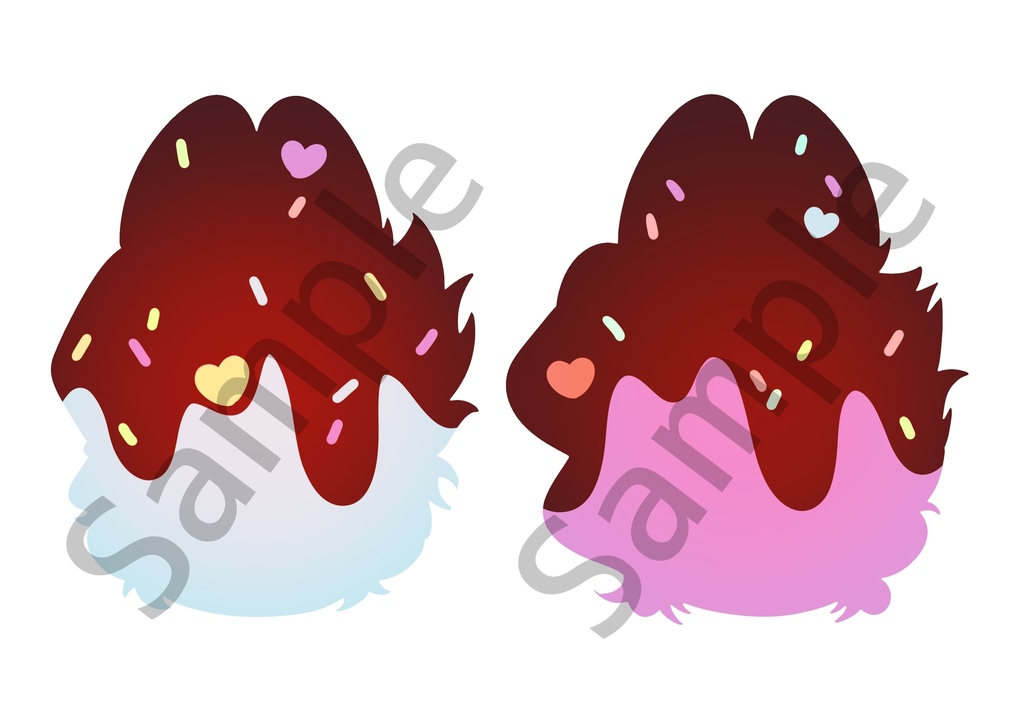 チョコうさぎアクリルチャームセット🍫🐰