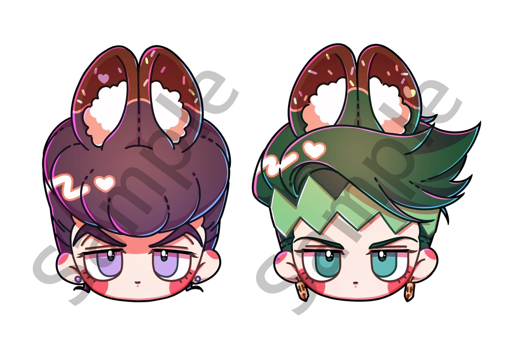 チョコうさぎアクリルチャームセット🍫🐰