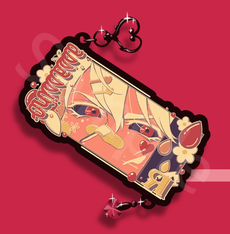 ✂️アクリルキーホルダー💚