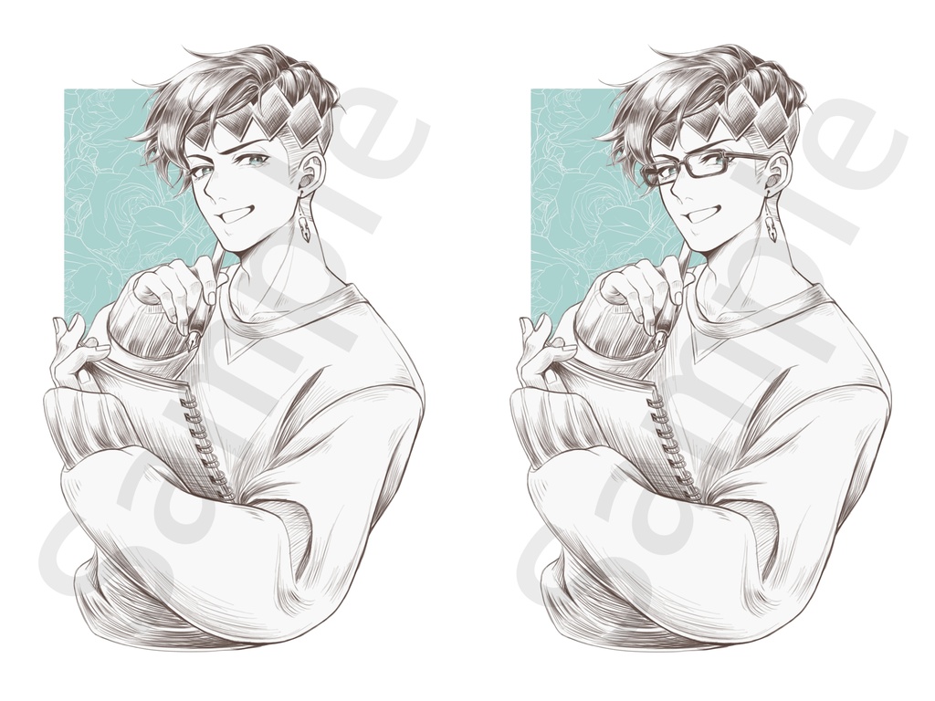 スウェット×ヨヨ男子シリーズシールセット