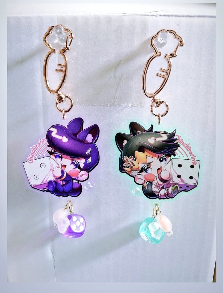 💎チンチロうさぎアクリルキーホルダー🖊️