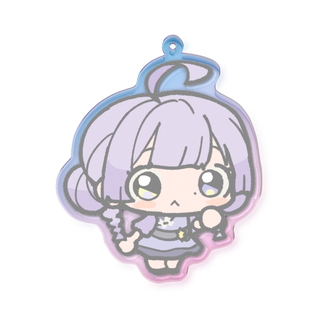 月乃しう オーロラアクリルキーホルダー