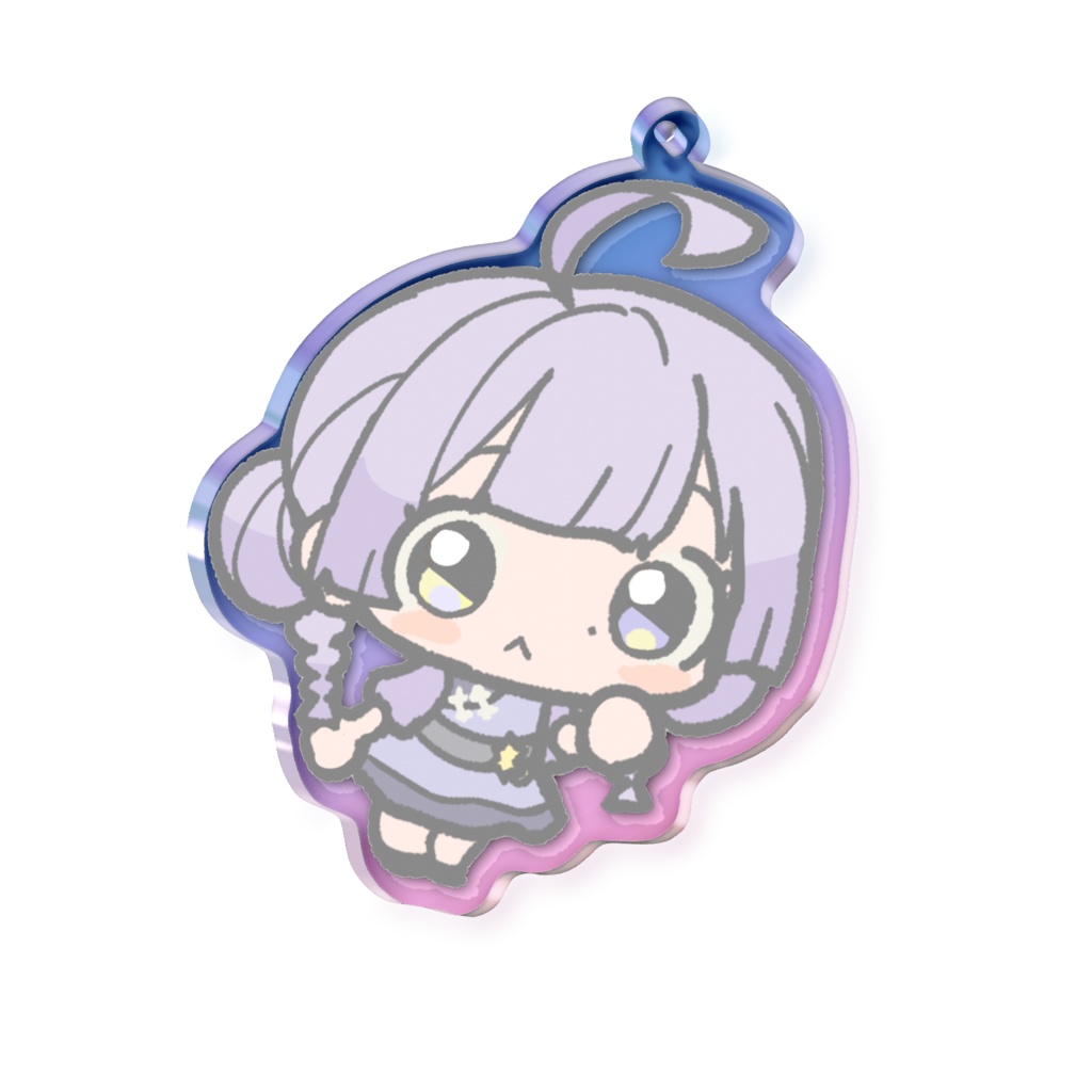 月乃しう　オーロラアクリルキーホルダー
