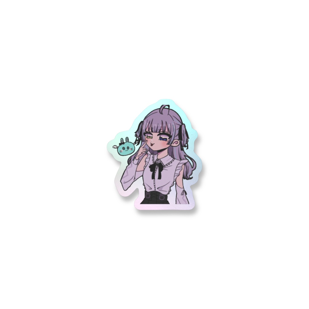 【実妹作!】月乃しう/オーロラスマホステッカー(全1種)