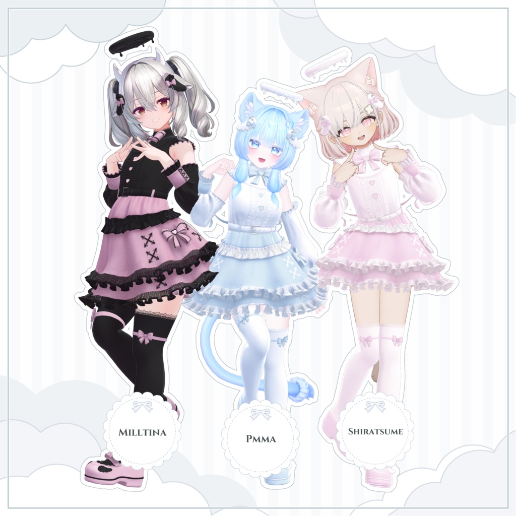 🤍Angelic Lolita〖16アバター対応〗🩵