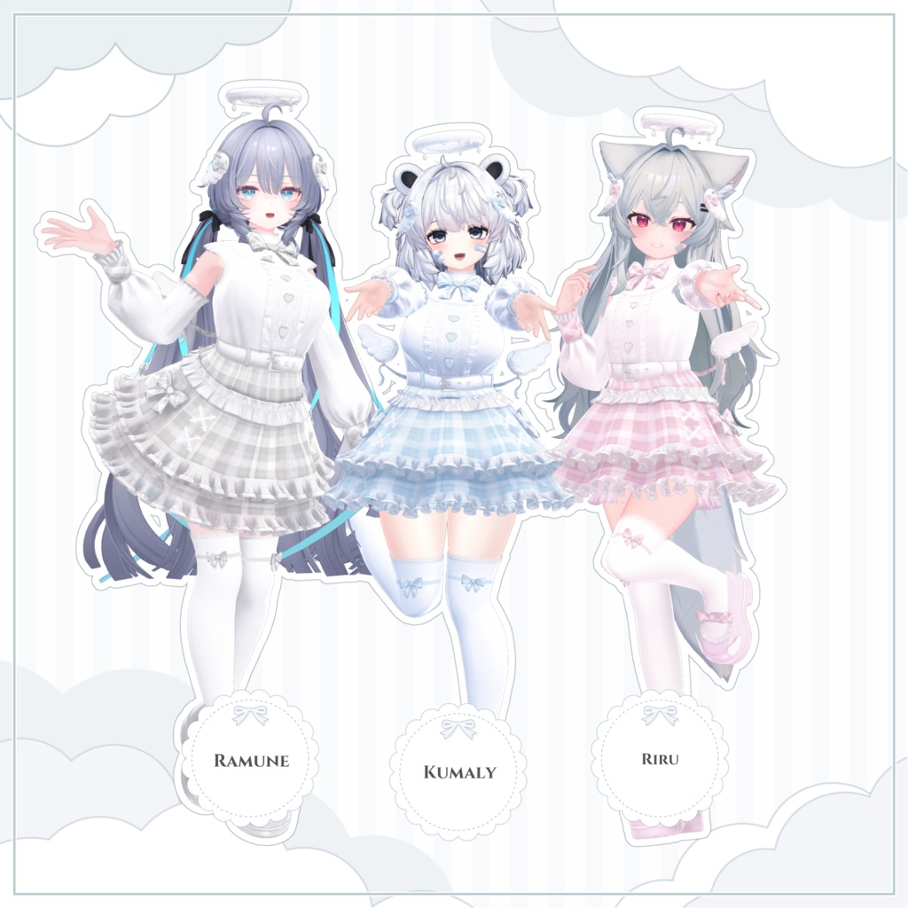 🤍Angelic Lolita〖20アバター対応〗🩵