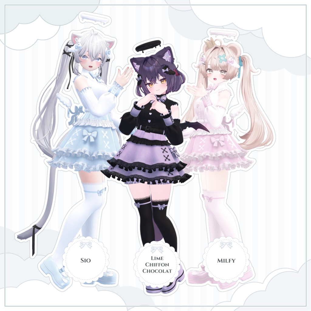 🤍Angelic Lolita〖16アバター対応〗🩵